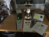 Olympus BH-2 Fluorescent Microscope System 4/10/40/100X FITC DAPI TRITC Cubes Complete
