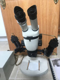 Wild Heerbrugg M3 Stereozoom Microscope 6.4x/16x/40x 10xG Eyepieces Stand Lights Complete