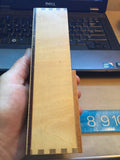 Wooden Microscope Box Shelf Objective 6 Holes Part Unitron AO Leitz Zeiss 8.25"