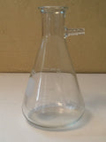 Used Pyrex Vacuum Filtering Flask No 5340 500mL 10mm Hosebarb OD Nice #7 Stopper