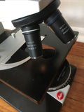 Wild Leitz Biomed Phase Contrast DF Microscope 4 Lenses 4/10ph/40ph/100ph Oil