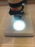 Scienscope Tilting Ergonomic Stereozoom Microscope Leica LED2500 Stand 0.8x-8x Complete