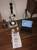 Olympus SZ1145 Trinocular Stereozoom 1.8-11x Microscope Dual-Illumination Camera Complete