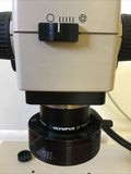 Olympus SZH Microscope ILLD BF/DF Base 1X & 0.75X DF Plan Objectives Light Ring Complete