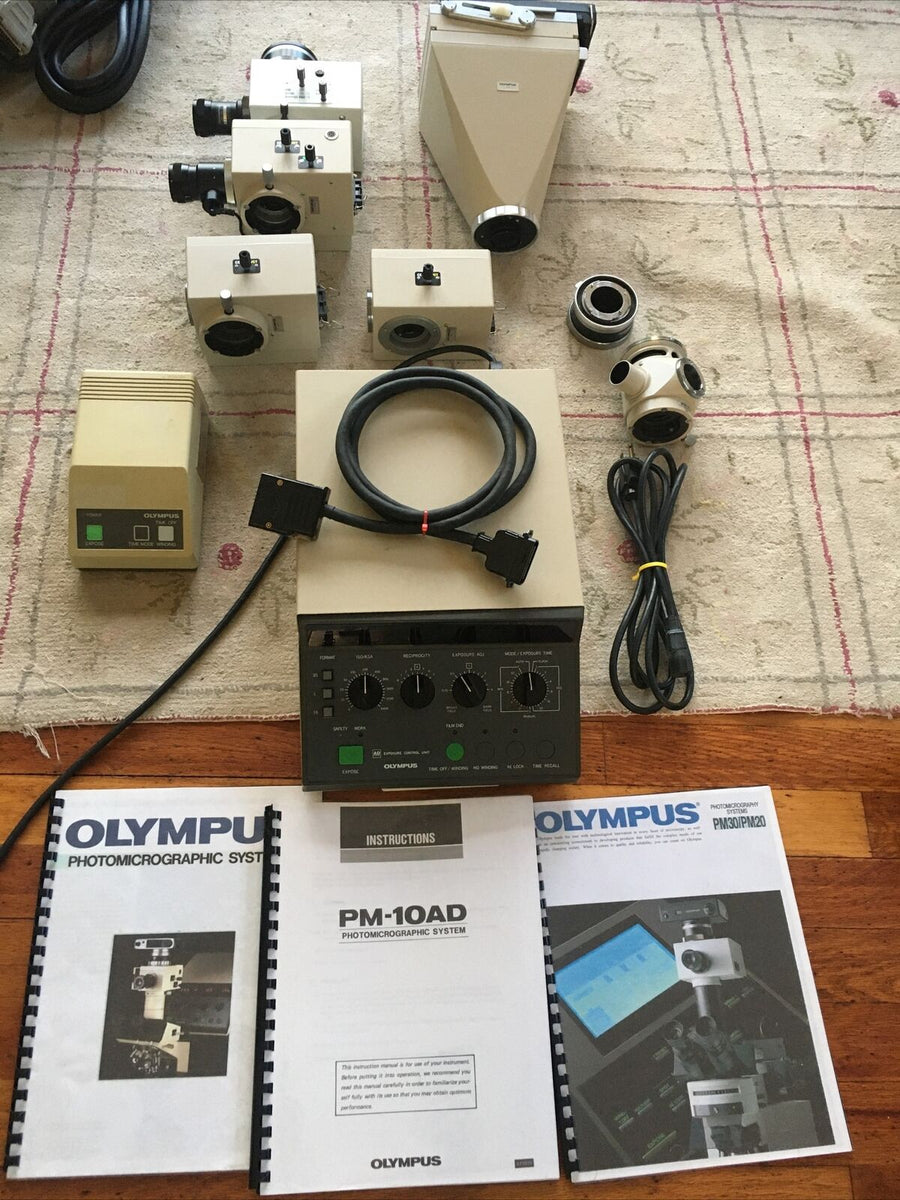 Large Lot Microscope Camera Controller Olympus PM Photomicrographic Pa