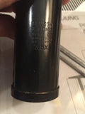 Bausch and Lomb 3.5x Magnifying Lens 3.5”L X 1.435” Dia. Hexagon Cover Rare