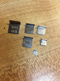 Ohaus Brass Metric Weight Set 50g-10mg Model #5502 14 Pieces #1