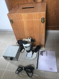 Wild Heerbrugg M3 Stereozoom Microscope 6.4x/16x/40x 10xG Eyepieces Stand Lights Complete