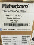 1 Case Fisherbrand Tissue Cassettes 1500 Pcs. 15-200-401E Standard Sure-Tek 30mm