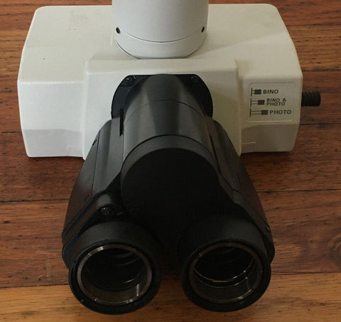 Nikon Microscope Super Wide View Trinocular Head Eclipse E1000 E800 E600 E400
