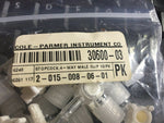 9 Pak Cole-Parmer Instrument Co EW-30600-03 Stopcock 4-way Male Slip for HPLC