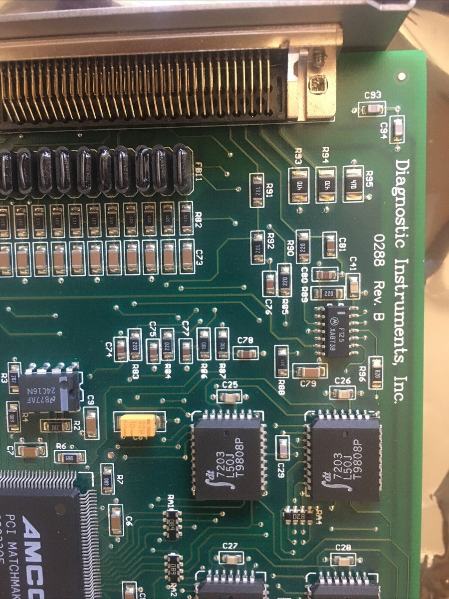 Diagnostic Instruments PCI Card Microscope Camera 0288 Rev. B BNC SCSI ...