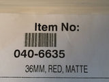 Elma 040-6635 Red Matte Insert Disk 36mm CK2