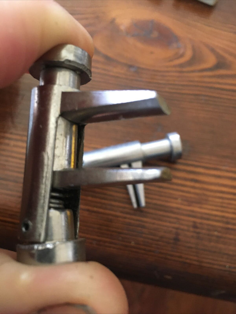 Lot of 2 Precision Scientific Tube Pinch Clamp Spring-loaded Steel Lab ...