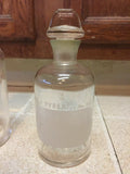 Lot of 3 Bottle Flasks / Stoppers Apothecary Pyrex Corning 250 500 1000mL 1541-T