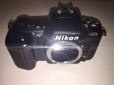Nikon Auto-Focus AF N6060 SLR 35mm Camera Untested w/ Battery