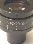 Accu-Scope Microscope PL10x/20 Eyepiece 23.3mm Diameter 20mm FOV