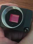 Hitachi KP-M1U Digital Microscope C-Mount Camera w/ Power Supply for Parts