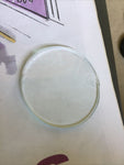 Microscope Filter Clear Glass 51.1mm 2.91mm Thick (Chipped)