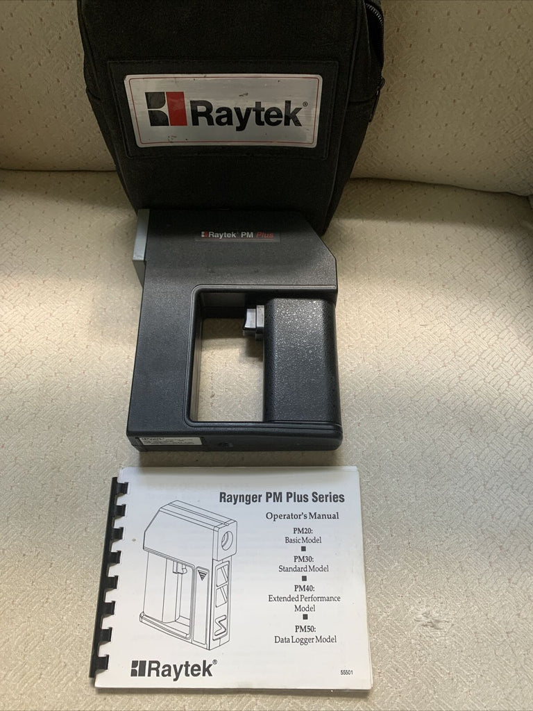 Raytek Raynger PM Plus PM40 Portable Thermometer for parts w/ Case and ...
