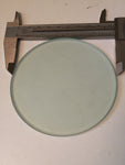 Clear Glass Round 95mm Stage Plate Insert for Stereozoom Microscopes 5mm Thick