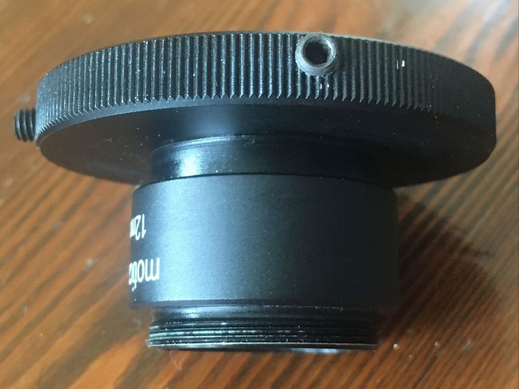 Moticam C-Mount 12mm Microscope Mount Adapter 41.25mm / 1 5/8” Mount F ...