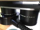 Olympus SZH Microscope ILLD BF/DF Base 1X & 0.75X DF Plan Objectives Light Ring Complete