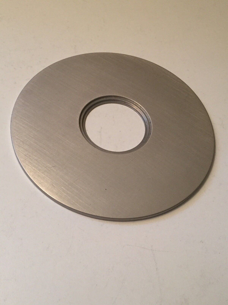 Microscope Stage Insert Aluminum Round 118mm Stage Plate Insert for Inverted Microscopes 3mm T ...
