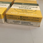 4 Boxes New Esco Selected Frosted Precleaned Microscope Slides No. 2951 + Bonus