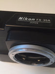 Nikon FX-35A 35mm SLR Film Microscope Camera Body - with Autowinder