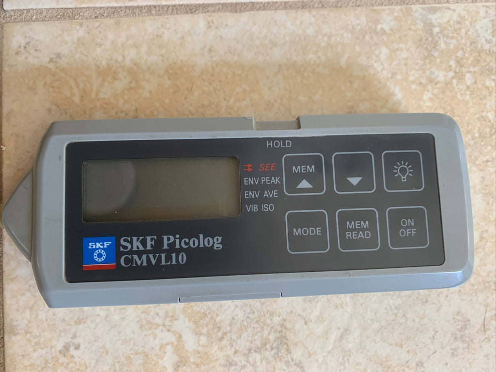 SKF Picolog CMVL10 Machine Condition Logger w/ 2 New Batteries and Cas