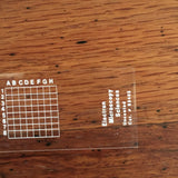 1 Gridded Microscope Glass Slide 63405 Electron Microscopy Sciences