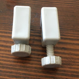 Lot of 2 UNO Plast. Screw C-Clamp for Laboratory Tube Tubing Tubes 3mm Approx.