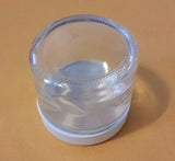 Fisher Brand 2oz 60ml Glass Jar PTFE-Faced PE-Lined Cap Clear Straight Sided Lab