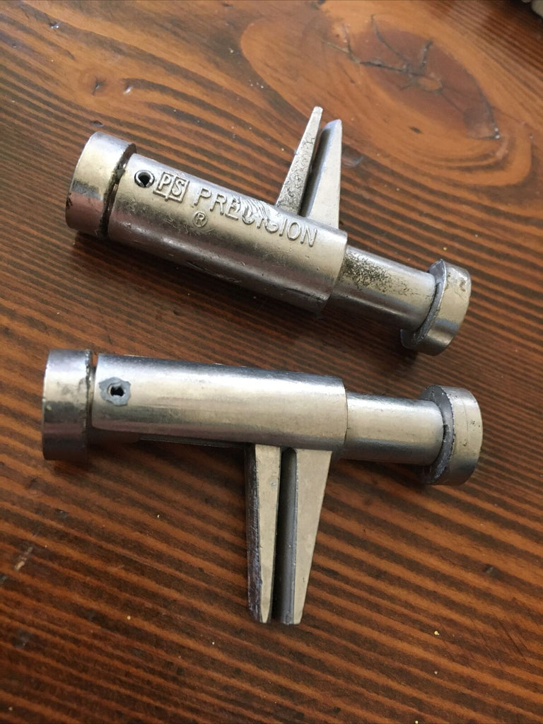 Lot of 2 Precision Scientific Tube Pinch Clamp Spring-loaded Steel Lab ...