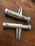 Lot of 2 Precision Scientific Tube Pinch Clamp Spring-loaded Steel Lab