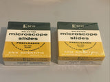 2 Boxes New Esco Selected Plain Precleaned Microscope Slides No. 2950 + Bonus