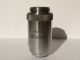 Leitz Wetzlar 40X Microscope Objective NPL 40X/0.65 170/0.17 Clean