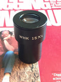 Olympus Microscope Eyepiece WHK 15X L 23.3mm Eyeport w Reticle PM10 Photo System