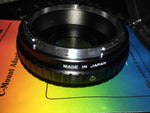 New Titan C-Mount Canon Microscope Camera "CA" Adapter Locking Made in Japan