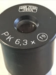 Carl Zeiss  Aus Jena Microscope Eyepiece PK 6.3x 19mm FOV 23.2mm Dia.