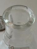 1 PYREX Glass 50mL Erlynmeyer Volumetric Flask No. 4980 Stopper No. 1