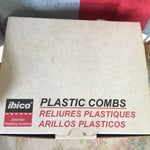 One Open Box New 28 Ibico 2” White Plastic Combs Stock #15328