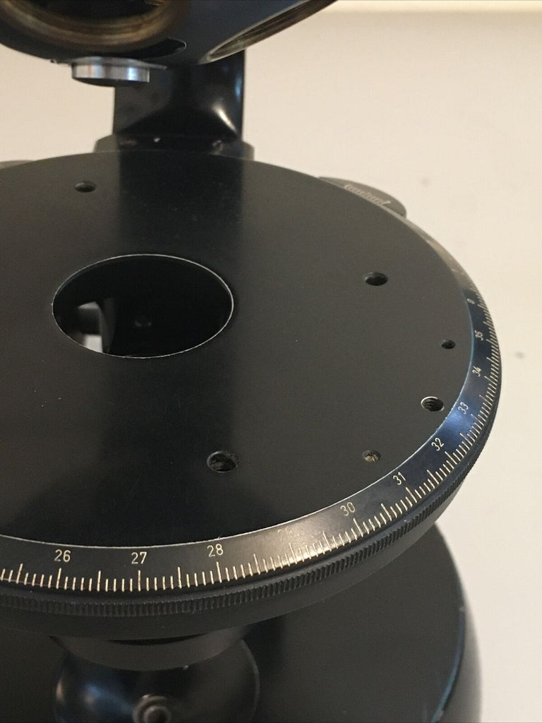 Zeiss Polarizing Microscope with Rotating Stage Mono Scope w Flip-in L ...