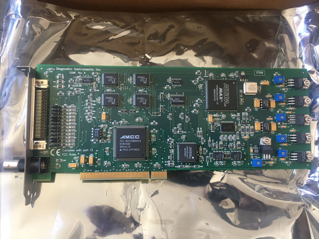 Diagnostic Instruments PCI Card Microscope Camera 0288 Rev. B BNC SCSI ...