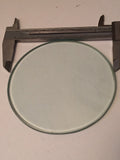 Clear Glass Round 102mm Stage Plate Insert for Stereozoom Microscopes 5mm Thick