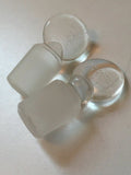 Lot of 2 PYREX KIMAX Glass 50mL TS Volumetric Flask Stoppers Size 13