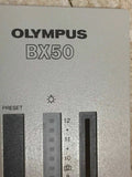 Olympus BX50 BX Series Power Indicator Preset Cover Plate Slot for Adj. Slider