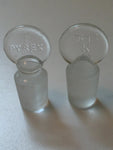 Lot of 2 PYREX KIMAX Glass 50mL TS Volumetric Flask Stoppers Size 13