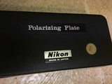 Nikon Microscope Polarizing Tint Plate Filter Storage Box for Parts